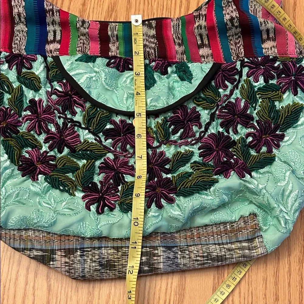Hippie Handmade Recycled Patchwork Colorful Embroidered Women's Bag